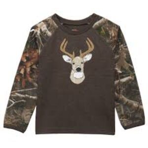 Outdoor Kids Camoflauge Deer T shirt